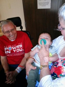 Xander meets Bennie and Sharon